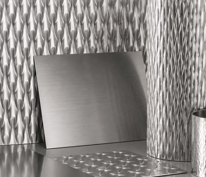 Perforated metal panel detail